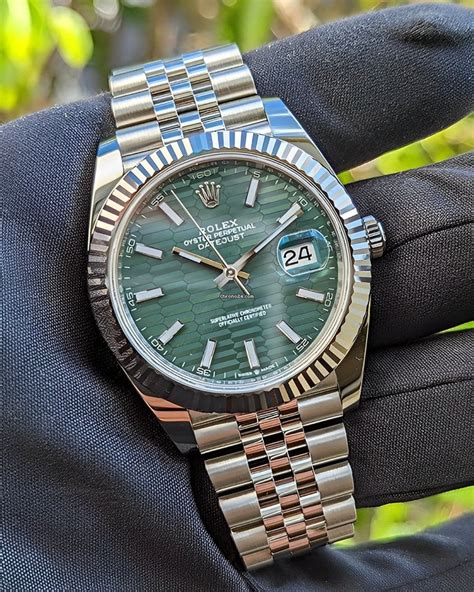 Rolex day just green